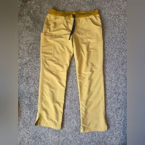 Figs Women's Yellow Cargo Pants